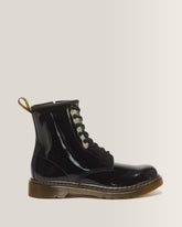 Youth 1460 Patent Leather Lace Up Boots - Black