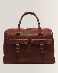 WEEKENDER AMBASSADOR LEATHER BAG - Cashew