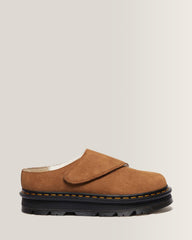 Zebzag AnyWair Warm Lined Suede Mules - Desert Brown