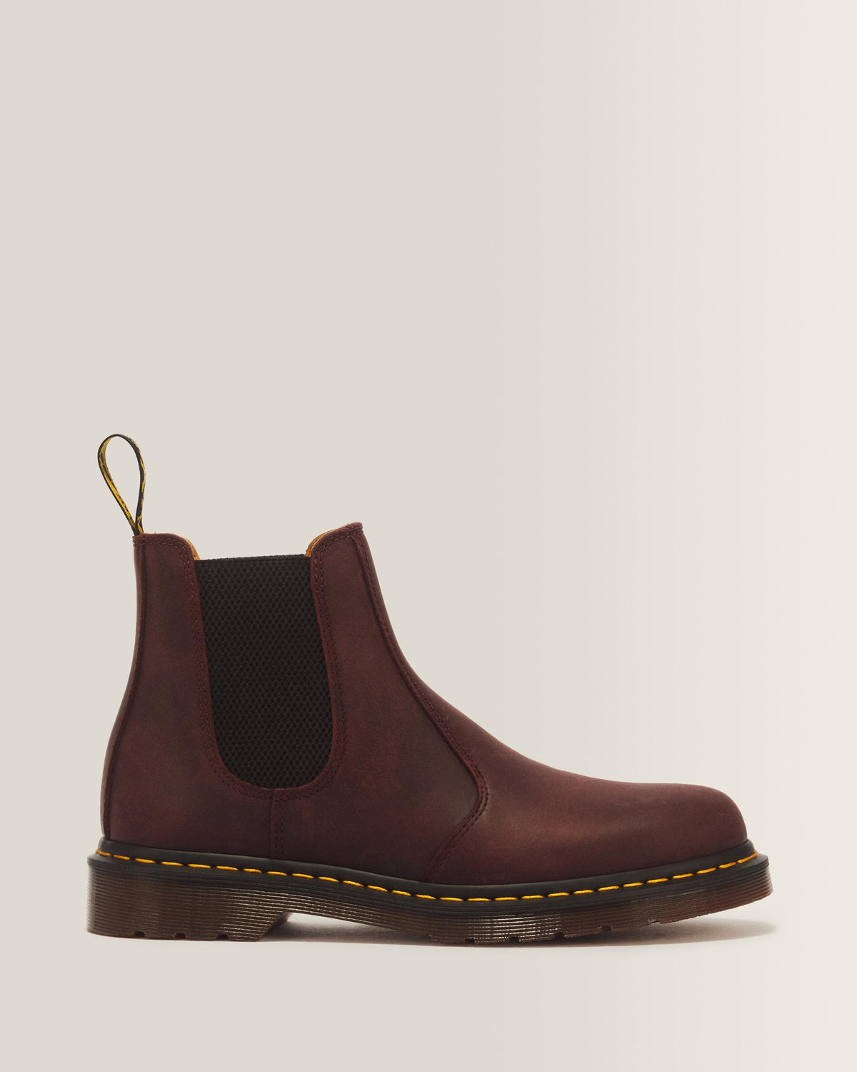 2976 YS Crazy Horse Chelsea Boots - Cherry Red