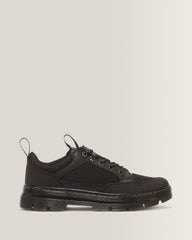 Reeder MK.02 Canvas & Leather Utility Shoes - BLACK