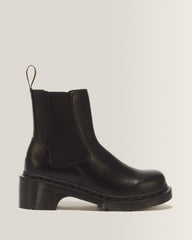 Alderstone Orleans Leather Chelsea Boots - Black