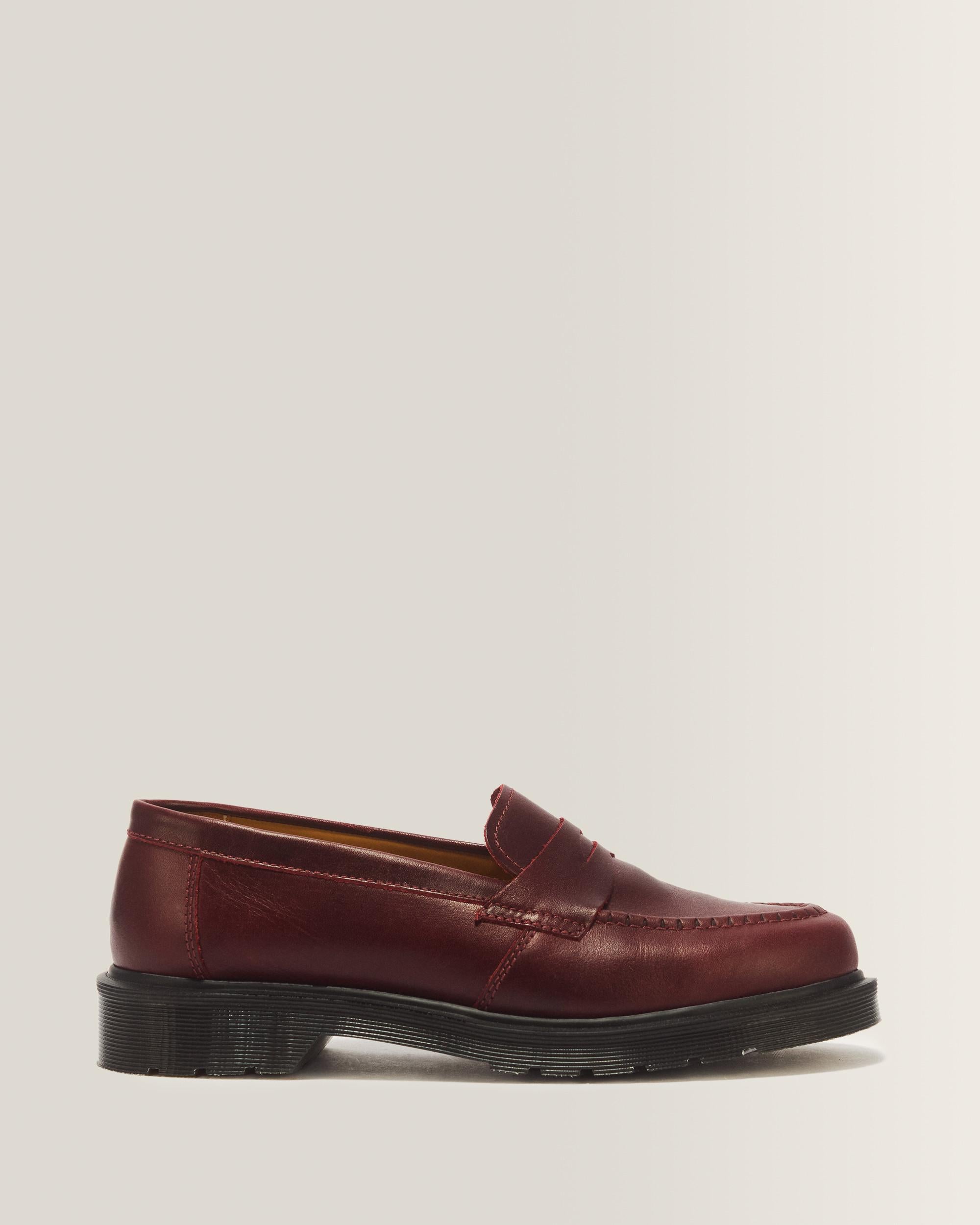 Delapre Made In England Penny Loafers - Burgundy