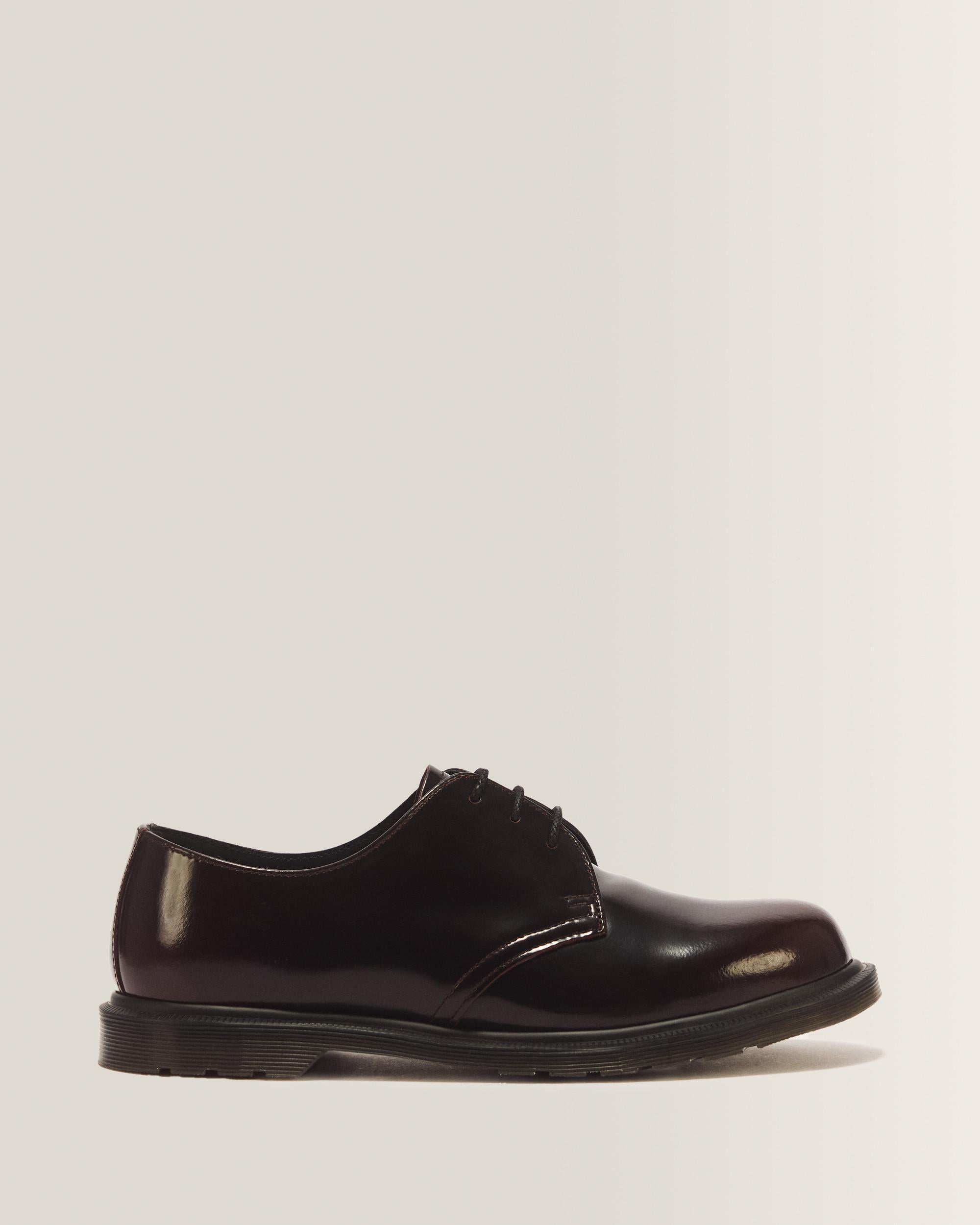 Mayfare Rub Off Leather Shoes - Cherry Red Arcadia