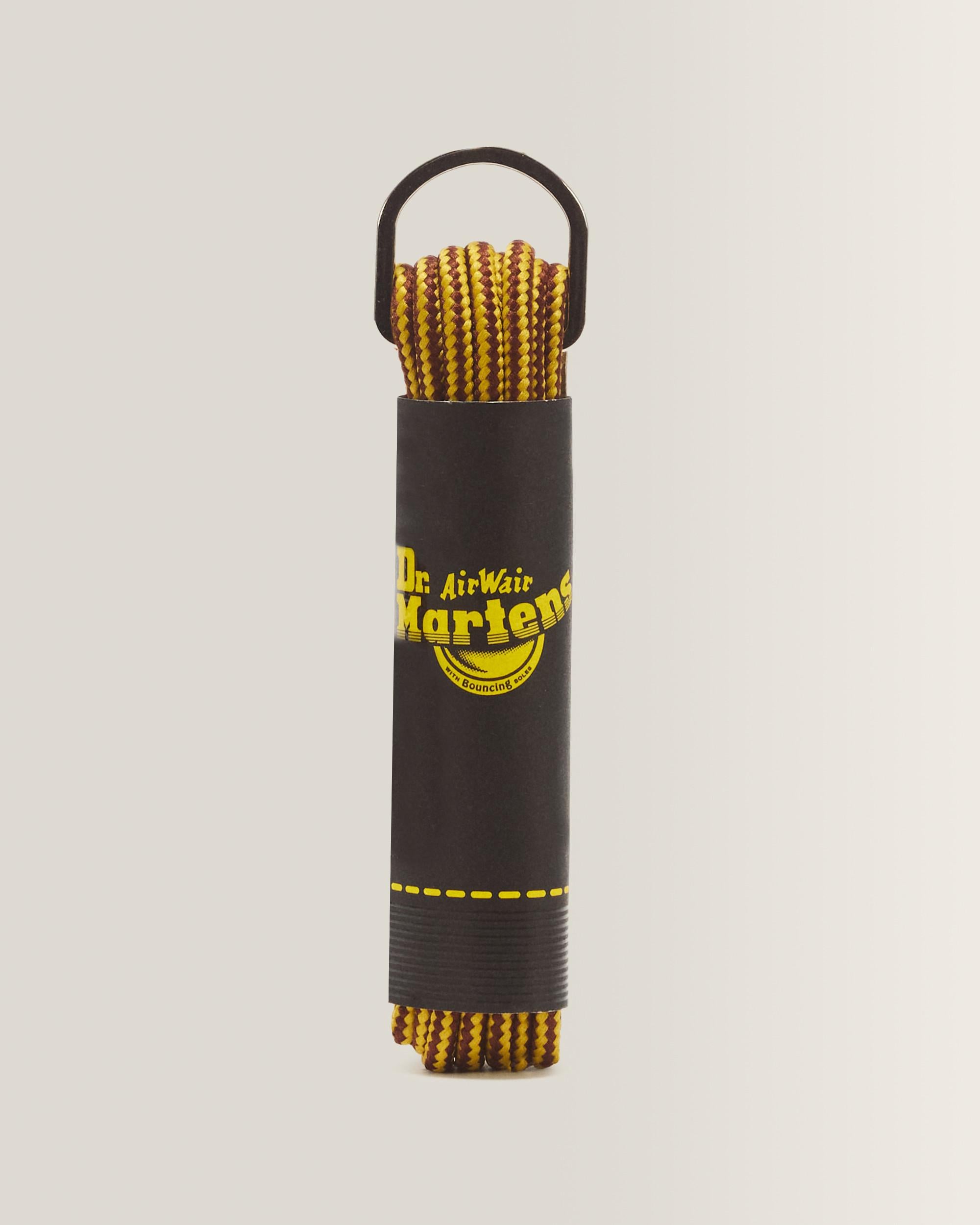 55 Inch Round Shoe Laces (8-10 Eye) - Brown+Yellow